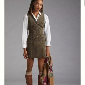 Anthropologie Pilcro Suede Mini Dress